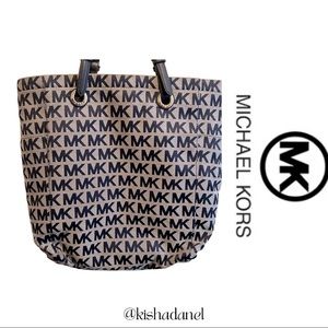 Michael Kors Navy Blue Bag / Laptop Book Bag